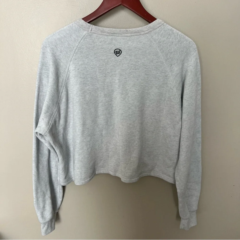 Where I Come From Cleveland Gray Women's cropped  Sweatshirt Browns bulldog soft - Picture 5 of 8